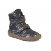Froddo Barefoot zimní boty s membránou G3160205-9 Blue puntík EUR 31