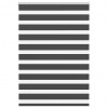 vidaXL Zebra roleta čierna 115x150 cm šírka látky 110,9cm polyester 4014238