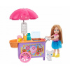 Barbie Barbie GHV76 - sada na hranie food truck Club Chelsea s bábikou (blondínkou), zvieratkami a doplnkami, hračky od 3 rokov
