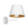 Luminex Nástenná lampa ARDEN 1xE27/60W/230V biela/zlatá LU3455 + záruka 3 roky zadarmo + záruka 3 roky zadarmo