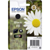 Epson T1801, 18 atramenty originál náhradný Epson C13T18014012 čierna; C13T18014012 - Epson 18 Black - originálny