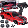 mamido Autíčko na diaľkové ovládanie RC Drift 4x4 s LED osvetlením a dymovým efektom červené