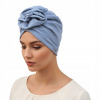 Eva Design turban bavlna modrý, univerzálna veľkosť