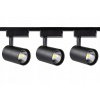 Kolajnicové led svietidla - 3x lampa čierna lampa COB 4000K 1 m (3x lampa čierna lampa COB 4000K 1 m)