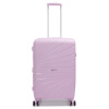 Stredný kufor na kolieskach s expandérom TSA 60l Worldline 287 fialová