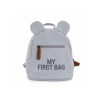 CHILDHOME Detský batoh My First Bag Canvas Grey
