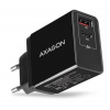 AXAGON ACU-PQ22, PD a QUICK nabíječka do sítě, 2x port QC3.0/AFC/FCP + PD type-C, 22W