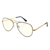 GLASSA Blue Light Blocking Glasses PCG 09, dioptrie: +2.50 čierno zlatá