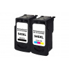 Sada 2x atrament pre CANON PIXMA iP2850 MG2450 2455 2550 2950 TS3350 PG545 CL5