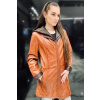 Max Original Leather Dámsky kožený kabát 190 cognac (XL 50-52) - Cognac - XL
