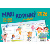 Maxi rodinný plánovací 2026 - stolní kalendář