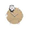 Dětské hodiny CalleaDesign kráva 36cm (možnost vlastního jména)