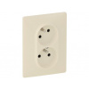 Legrand VALENA LIFE zásuvka 2x2P + T s detskou ochranou béžová 753286