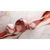 Obraz – Rosegold Mramor I Abstrakcia – AiArt 16:9
