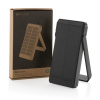 Solárna powerbanka 10 000 mAh z RCS recykl. plastu , Black Farba: Black