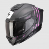 SCORPION prilba na motocykel EXO-1500 CARBON AIR ZITY (matná čierna/ružová), S