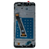 Huawei P Smart čierny OEM LCD displej s dotykom a rámom, predný panel