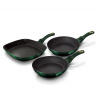 Berlinger Haus 3-dielna sada panvíc s titánovým povrchom EMERALD COLLECTION 20135 P0515