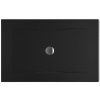 Jika Cubito Pure - Sprchová vanička oceľová premium 1300 mmx800 mm, čierna H2164220160001
