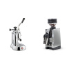 La Pavoni Stradivari Lusso + Eureka Mignon Zero 65 All Purpose, CR chrome