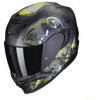 SCORPION prilba na motocykel EXO-520 EVO AIR MELROSE, matná čierna/žltá, veľ. S