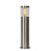 LUCIDE FEDOR Bollard Light E27/40W H49.5cm Satin Chrome 14899/50/12