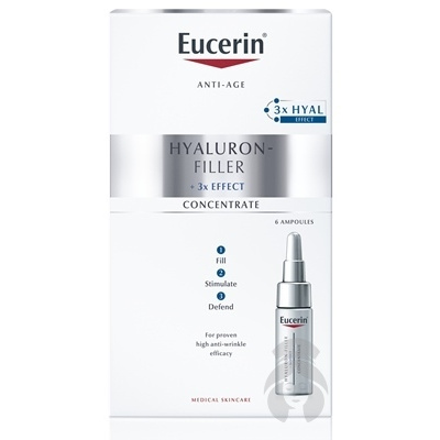 Eucerin Hyaluron Filler sérum pro redukci vrásek a zpevnění pleti 6 x 5 ml
