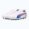 Futbalová obuv/ kopačky PUMA King Match FG/AG puma white/bluemazing/flat light grey/sunset glow (41 EU)