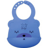 Tiny twinkle Silikonový bryndák Coral Fox Indigo Bear
