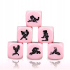 Dice Posture 2.5 Cm Permanent Rubber