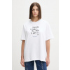 Bavlnené tričko Karl Lagerfeld Jeans dámske, biela farba, A4W17009 XS