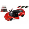 Teddies Auto Kinsmart Chevrolet Camaro ZL1 kov plast 12 5 cm 4 farby na spätné natiahnutie 12ks v box 1:38