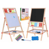 Drevená magnetická tabuľa Chalk 4W1 (Drevená magnetická tabuľa Chalk 4W1)
