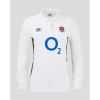 Umbro England Rugby Long Sleeve Home Shirt 2024 Womens White 8 (XS)