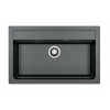 Alveus Atrox - Granitový drez 79x50 cm, Quick-Close, carbon 1149212