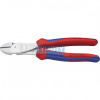 KNIPEX 74 05 200 Silové bočné štiepacie kliešte, viaczložkové návleky, chrómované 200 mm