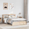 vidaXL Posteľný rám s čelom 150x200 cm borovicový masív 3305997