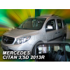 Deflektory na Mercedes Citan W415 od 2012 (+zadné)