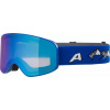 ALPINA Lyžiarske okuliare detské FERNIE Q-LITE royal-blue matt/mirror blue