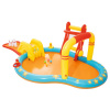 BESTWAY Nafukovací vodní park se skluzavkou a kuželkami