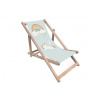 DECKCHAIR Skladacie plážové lehátko JEDNOROŽEC pre deti Zvoľte farbu: Nelakovaná