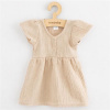 Dojčenské mušelínové šaty New Baby beige 68 (4-6m)