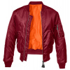 Brandit MA1 bomber pilot bunda, bordová - XL
