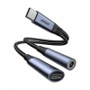 Adaptér DAC Joyroom SY-C01 USB-C na mini jack 3.5 mm - čierny