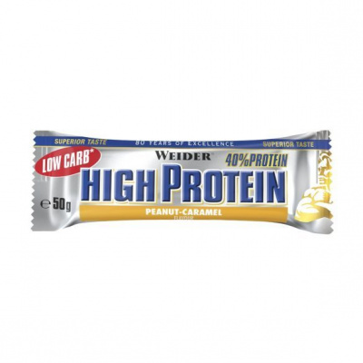 Weider Low Carb High Protein 40% Bar, 50 g