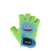 Detské cyklistické rukavice R2 Wax green, modré ATR08A7/4Y