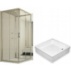 Sprchový kút - Nástenná sprchová kabína 90x90 GŁ 12 sprchová vanička (Sprchový kút - Nástenná sprchová kabína 90x90 GŁ 12 sprchová vanička)