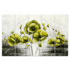 Obrázok Vintage Retro Žlté Maki 100x63 Abstrakcia (Obrázok Vintage Retro Žlté Maki 100x63 Abstrakcia)
