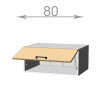 Casarredo CRAFT nadstavba 80, M8036, biela/Craft sivý