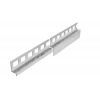 KP4/1 spádová lišta ACARA, orientácia ľavá, nerez V2A kartáčovaný, 8 mm, 1,2 m